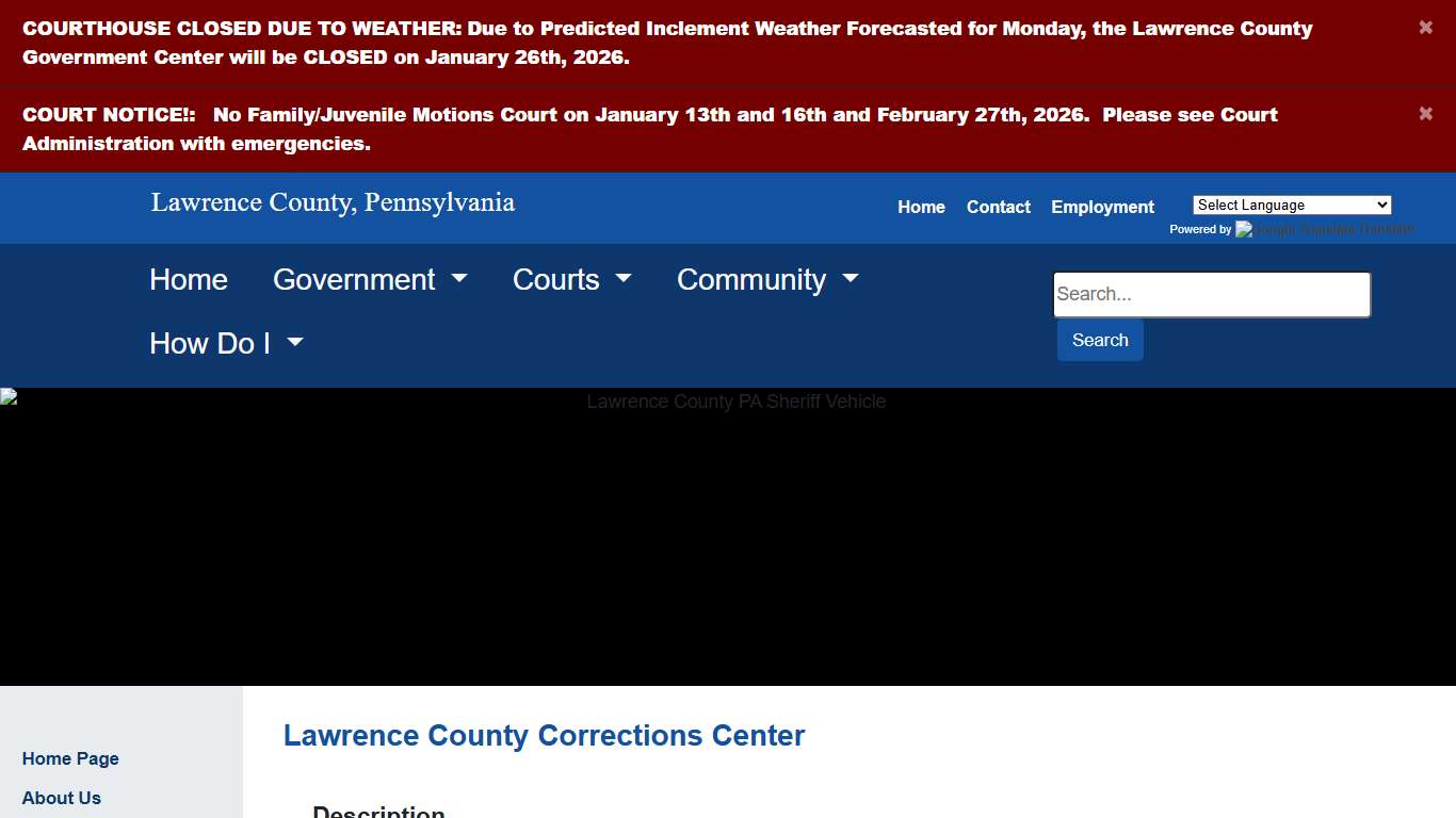 Lawrence County - Corrections